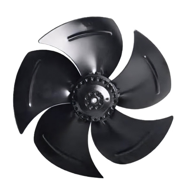 AXIALFLÄKT A4E350B  M. KORG BLÅS. AC 230V