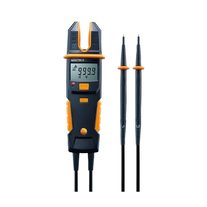 TESTO STRÖM/SPÄNNINGSPROVARE 755-2