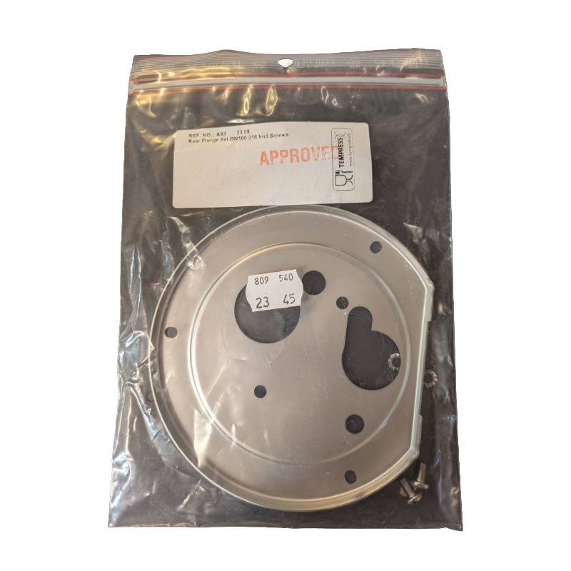 TEMPRESS BAKFLÄNS FÖR DN100 MANOMETER