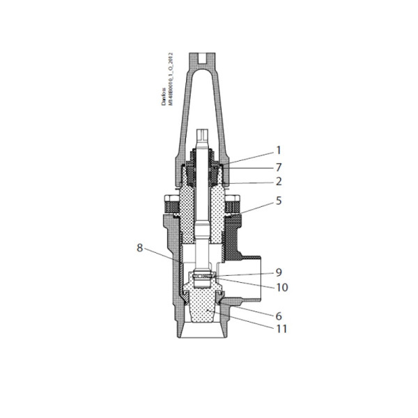DANFOSS OVERHAUL KIT REG DN 15-20 148B6175