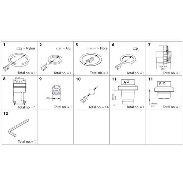 DANFOSS OVERHAUL KIT REG DN 25-40 148B6176