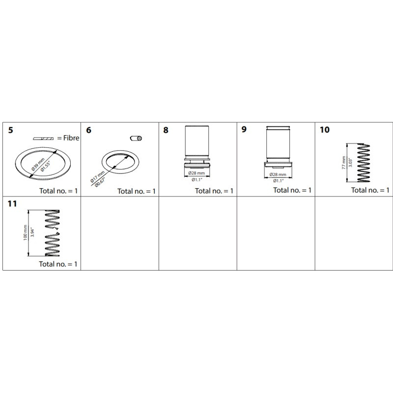 DANFOSS OVERHAUL KIT CHV DN 15-20...