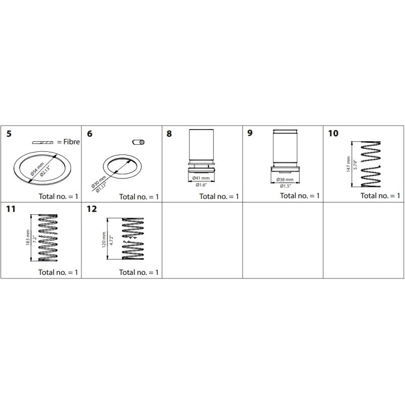 DANFOSS OVERHAUL KIT CHV DN 25-40...