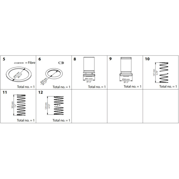 DANFOSS OVERHAUL KIT CHV DN 25-40 148B6168