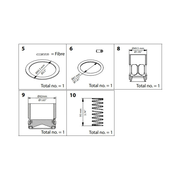 DANFOSS OVERHAUL KIT CHV DN 50 148B6169