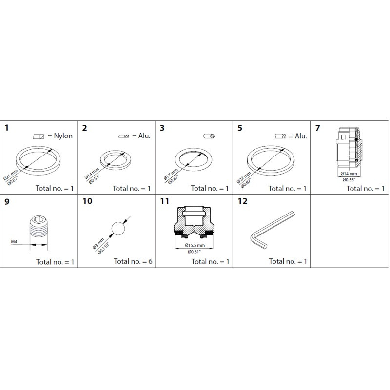 DANFOSS OVERHAUL KIT SVA DN 6-10...