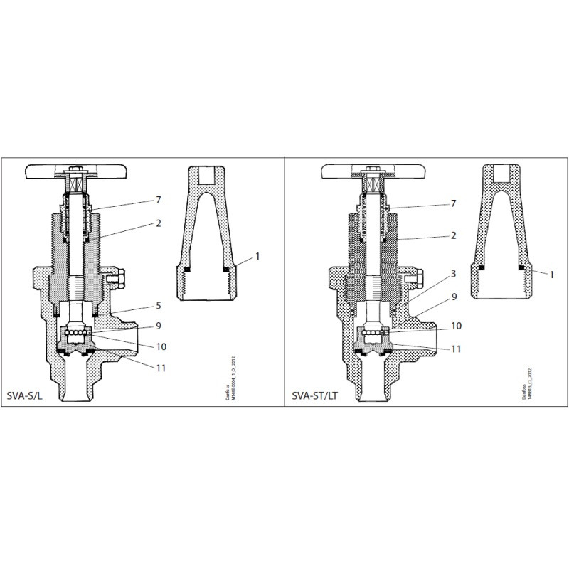 DANFOSS OVERHAUL KIT SVA DN 6-10...