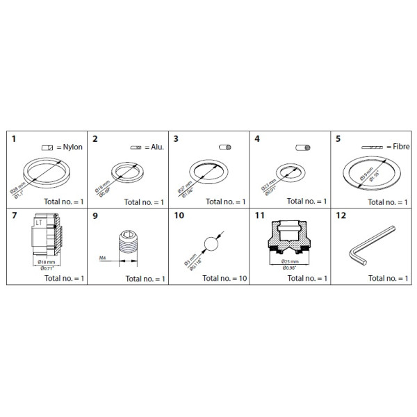 DANFOSS OVERHAUL KIT SVA DN 15-20 148B6151