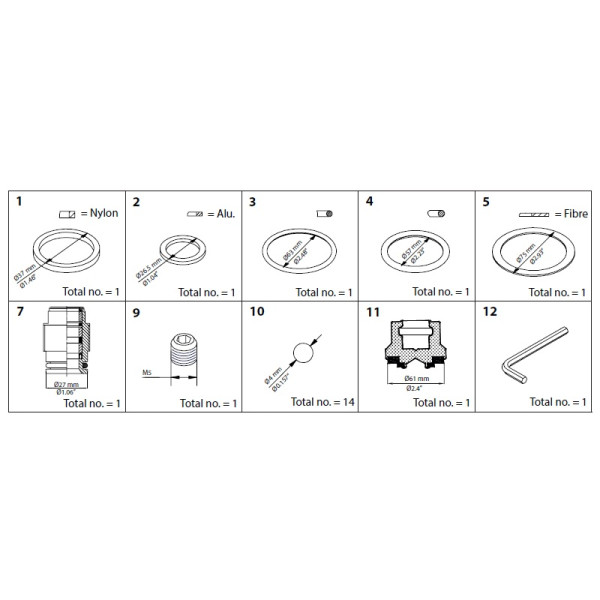 DANFOSS OVERHAUL KIT SVA DN 65 148B6154