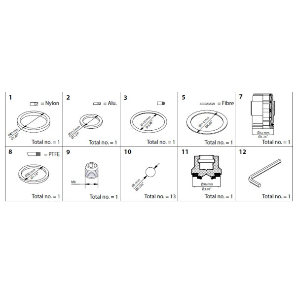 DANFOSS OVERHAUL KIT SVA DN 100 148B6156