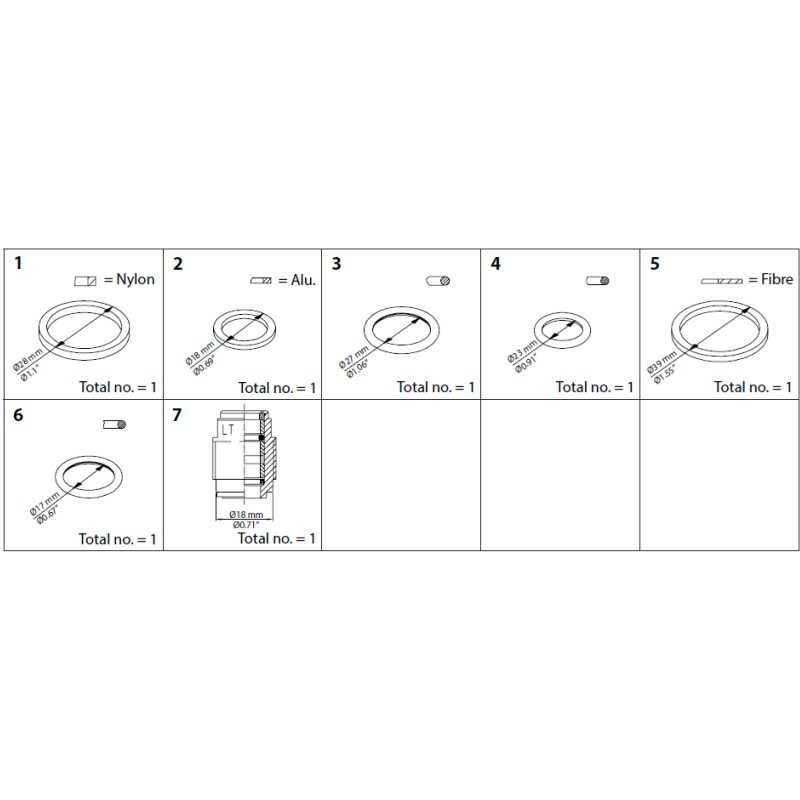 DANFOSS REPAIR KIT SVL DN 15-20 148B6061