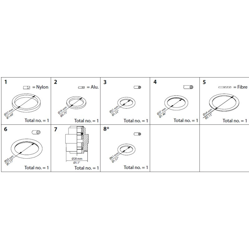 DANFOSS REPAIR KIT SVL DN 25-40 148B6062