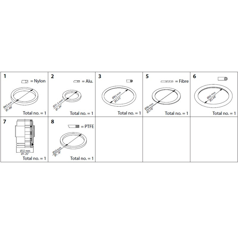 DANFOSS REPAIR KIT SVL DN 80 148B6065
