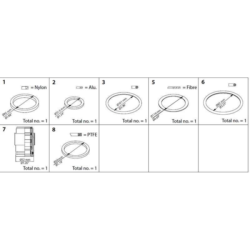 DANFOSS REPAIR KIT SVL DN 100 148B6066