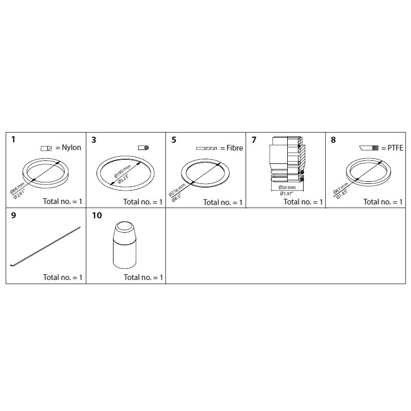 DANFOSS REPAIR KIT SVL DN 200 148B6473
