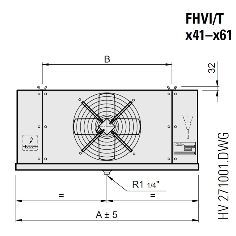 WALTER ROLLER FLÄKTFÖRÅNGARE FHVI 741...