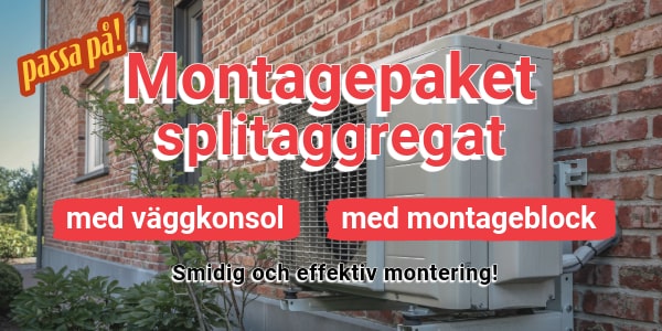 Paketl&ouml;sning montagematerial