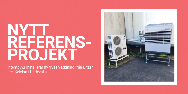 Referensprojekt - Ny frysanläggning installerad i Uddevalla