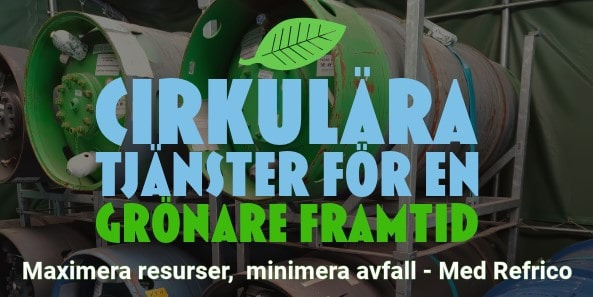 Erbjudande angående tontankar och returnering av köldmedium